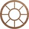 Ekena Millwork Grace Wood Fretwork Pierced Ceiling Medallion, Walnut, 34"OD x 12 3/8"ID x 1/4"T CMWP34X0250GRWA - alternate 1